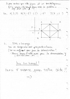verso de ma feuille