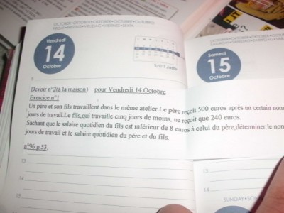 Les deux mots difficiles a lire sont &quot; nombre de &quot;