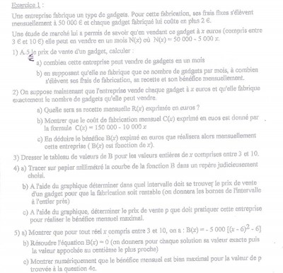 Voici le sujet