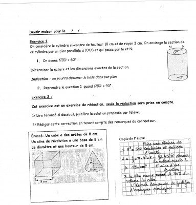 voila mon sujet devoir maison