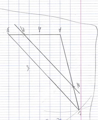 La figure avec la base AB. Excusez-moi pour celle-ci car elle est à l'envers. :/