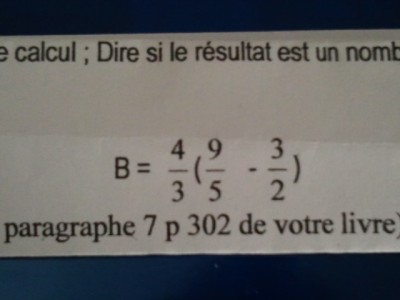 la première question