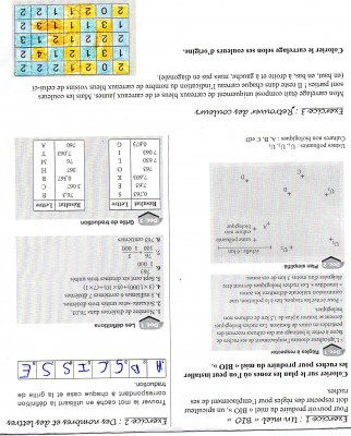 voici la fiche d'exercice