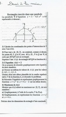 voila le devoir maison