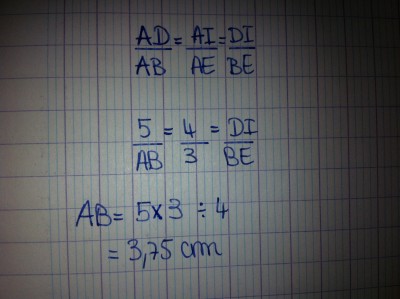 Voici mon calcul