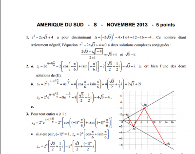 Voici la correction