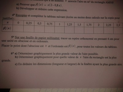 Pouvez-vous m'aider je comprends Thales mais riendes fonctions <br />AIDER MOI SVP !!!! <br />Ps : Ca c'est la deuxieme partit la premiere sera l'autre photo