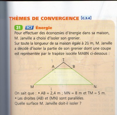 énoncé de l'exercice