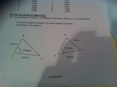 Voici l'exercices