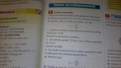 Voici la photo de l'exercice