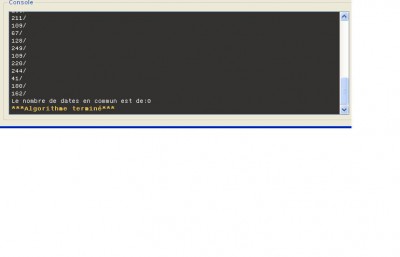 Test algorithme