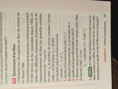 Voici l'exercice