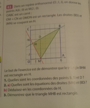 Voici l'exercice