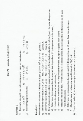 Devoir maison