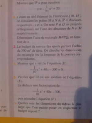 Suite du premiere exercice
