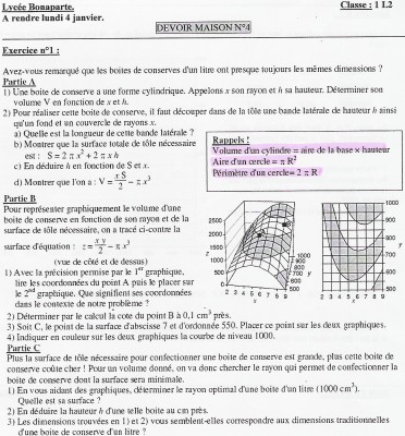 Voici le sujet