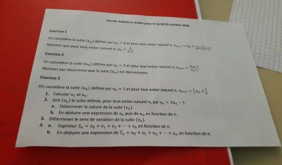 Sujet (exercice 3)