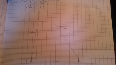 Triangle ABC sans M et N