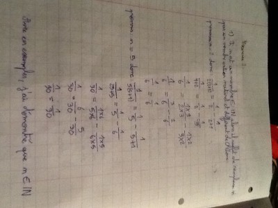 Réponse à la 1ère question