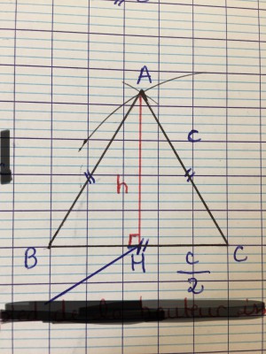 Triangle équilatéral de mon cours