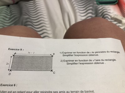 Aidez-moi svp cela est urgent j’ai le premier résultat mais je n’arrive pas à simplifier