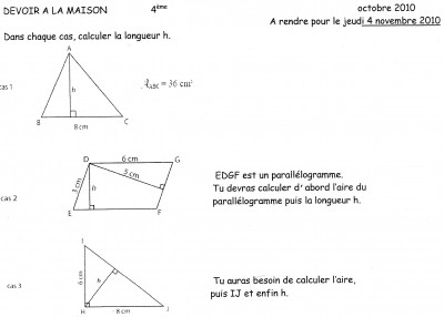 schéma géomètrie